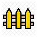 Fence Boundary Protection Icon