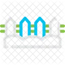 Fence Boundary Enclosure Icon
