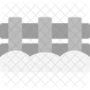 Fence Boundary Enclosure Icon