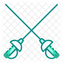 Fencing Sword Fighting Icon