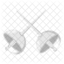 Fencing Sport Foil Icon