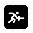 Fencing Game Playing Icon
