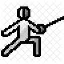 Fencing Fencer Sword Icon