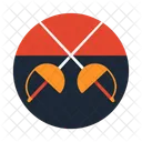 Fencing Sport Game Icon