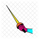 Vibrant Fencing Excercise Illustration Fencing Sport Icon