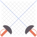 Fencing Cross Swords Icon