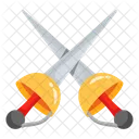Fencing Fighting Swords Icon