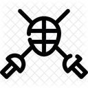 Fencing Sport Swordsmanship Icon