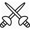 Fencing Fencer Sword Icon