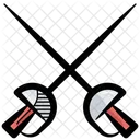 Fencing Sport Sword 아이콘