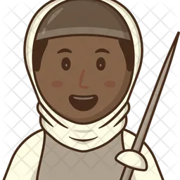 Fencing Player  Icon