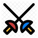 Fencing Sword Sword Versus Icon