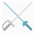 Fencing Swords Saber Icon