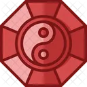 Feng Shui Yin Yang Badge Icône