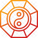 Feng Shui Yin Yang Badge Icône