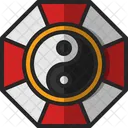 Feng Shui Yin Yang Badge Icône