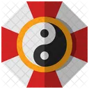Feng Shui Yin Yang Badge Icône