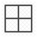 Fenster Anzeige Panel Symbol