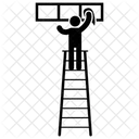 Fenster Abstauben Hausmadchen Haushaltsreinigung Symbol