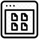 Fensterlayout  Symbol