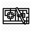 Soudure Fer Circuit Icône