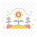 Ferme de bitcoins  Icône