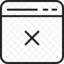 Fermer le navigateur  Icône