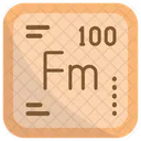 Fermium Chemistry Periodic Table Icon