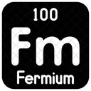 Fermium Chemistry Periodic Table Icon