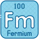 Fermium Chemistry Periodic Table Icon