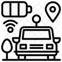 Ferngesteuertes Fahrzeug Steuerung Fernbedienung Symbol