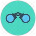Fernglas Teleskop Feldstecher Symbol