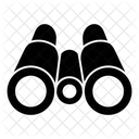 Fernglas Spionageglas Feldstecher Symbol