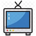 Retro Fernseher Fernseher Monitor Symbol