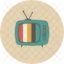 Fernseher Fernsehen Retro Symbol