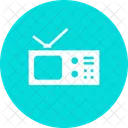 Tv Fernseher Tragbar Symbol