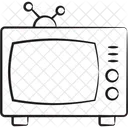 Fernseher Bildschirm Monitor Icon