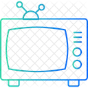 Fernseher Bildschirm Monitor Icon