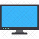 Flachbildschirm HD TV LCD Symbol