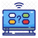 TV Quiz Wissenswertes Spiel Symbol