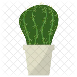 Ferocactus Potted Plant  Icon