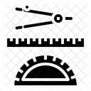 Geometria Divisor Regua Ícone