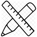 Ferramenta De Papelaria Ferramenta De Matematica Instrumento De Escrita Icon