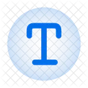 Circulo De Texto Ícone