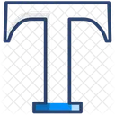 Ferramenta De Texto Ferramenta De Texto E Conceito De Icone De Ferramenta Tipografia Ícone