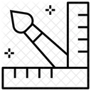 Ferramentas De Desenho Ferramentas De Pintura Artigos De Papelaria Ícone