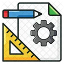 Ferramentas De Desenho Ferramentas De Arte Equipamentos De Geometria Ícone