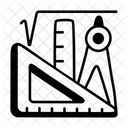 Ferramentas De Geometria Geometria Ferramentas Matematicas Ícone