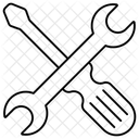 Chave Inglesa Ferramentas De Configuracao Ferramentas De Reparo Ícone