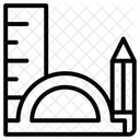 Ferramentas Geometricas Ferramentas Graficas Papelaria Ícone